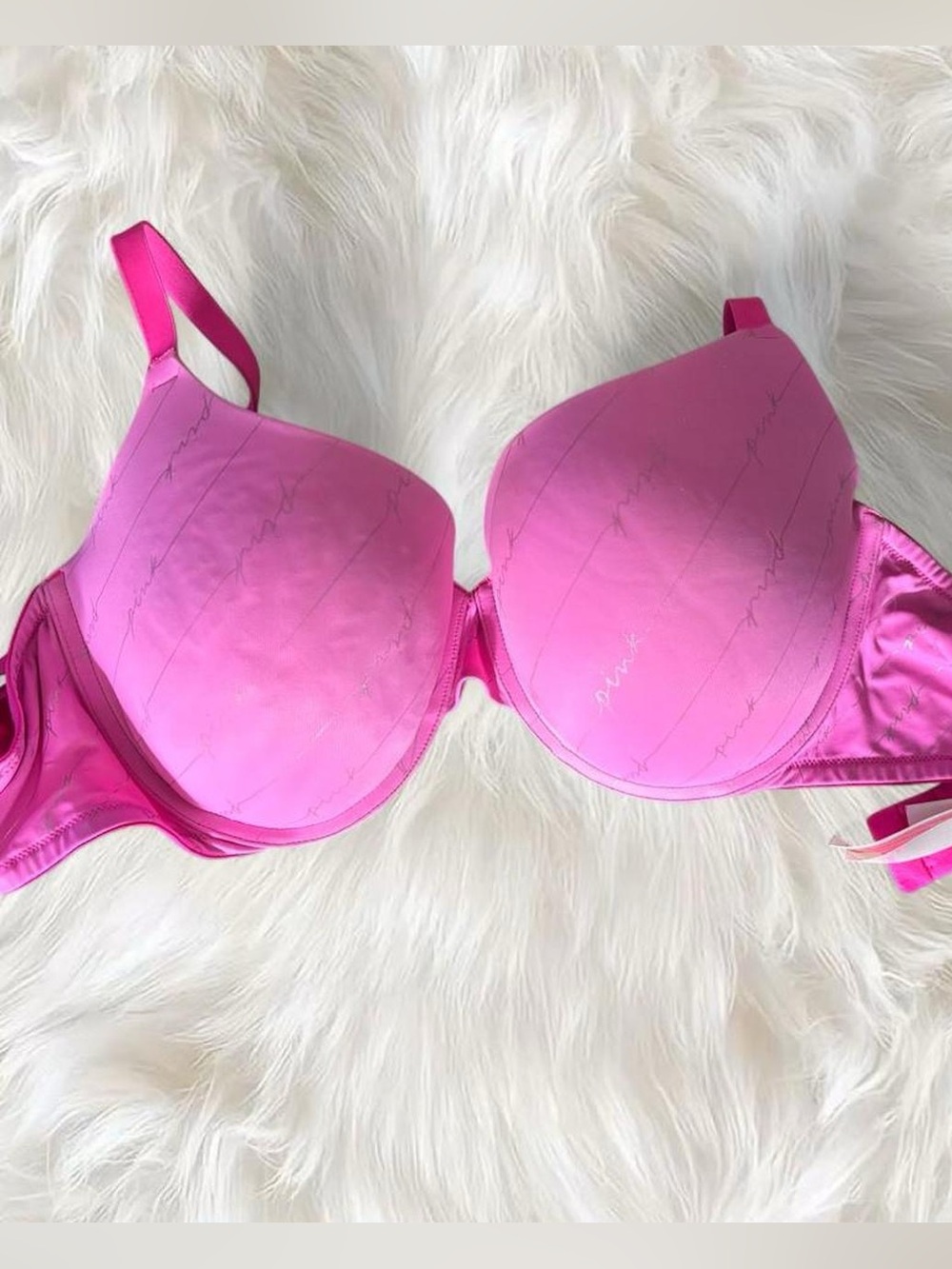 Victoria's Secret PINK Push Up Everyday Everywhere Bra size 38DD/E